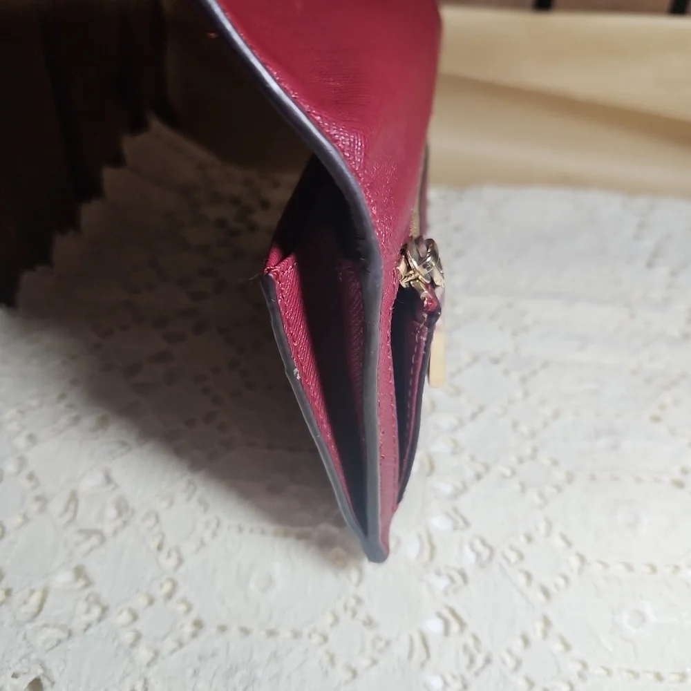 Michael Kors Burgundy Travel Wallet - Picture 7 of 7